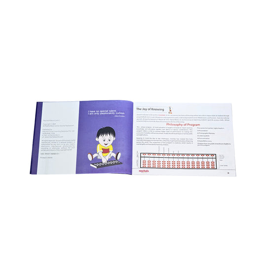 Abacus learning kit for children enhancing speed maths and brain development